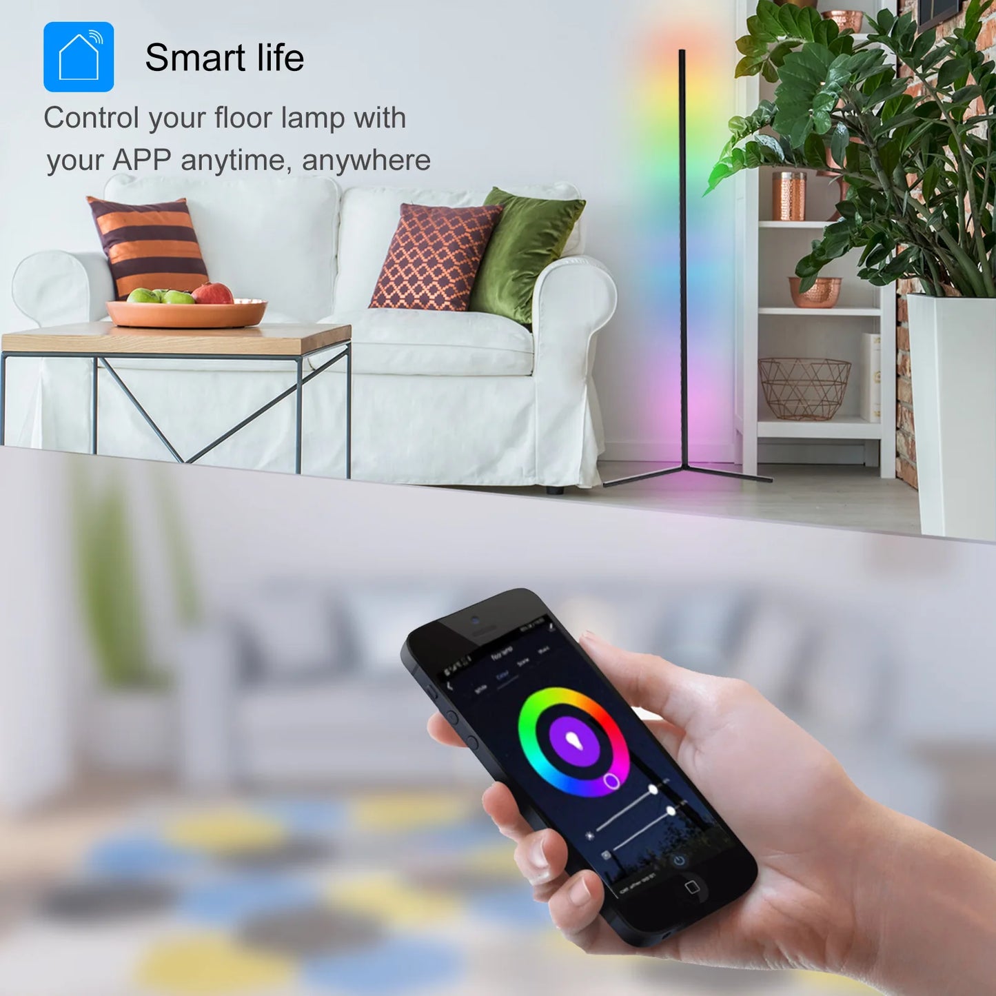 LED Standing Lamp (Smart APP Remote Control)
